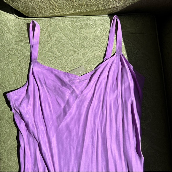 NWT J. Crew Gwyneth V-Neck Slip Dress Cupro-Blend Size 16 - Picture 6 of 14